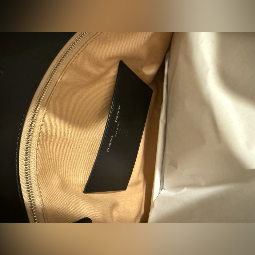 Proenza Schouler Cream and Black Tote Bag - Picture 8 of 11